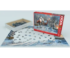 Eurographics „Kalėdų namas“ dėlionė 1000 detalių, 50×70 cm
