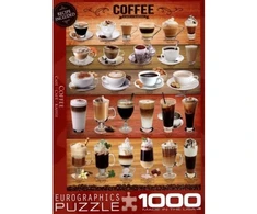 Eurographics Kavos gėrimų dėlionė 1000 detalių 50x70 cm – gurmanams