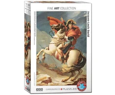 Eurographics Napoleono žygis per Alpes – 1000 detalių meno dėlionė (Jacques-Louis David)