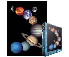 Eurographics NASA Saulės sistemos dėlionė 1000 detalių – edukacinė, 50x70 cm