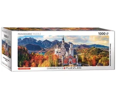 Eurographics Panoraminė dėlionė „Noišvanšteino pilis rudenį“ 1000 detalių, 50x70 cm