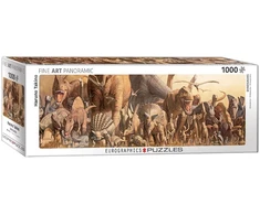 Eurographics Panoraminė dinozaurų dėlionė 1000 detalių – aukštos kokybės, 8+