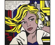 Eurographics Roy Lichtenstein „M-Maybe“ 1000 detalių pop meno dėlionė suaugusiems