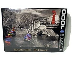 Eurographics San Antonijo upės dėlionė 1000 detalių – aukštos kokybės suaugusiems ir šeimai