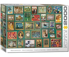 Eurographics Šedevrai 2000 dalių dėlionė – garsiausi meno paveikslai, 96×68 cm