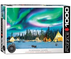 Eurographics Šiaurės pašvaistės dėlionė 1000 dalių – įspūdingas kraštovaizdis 67x48 cm