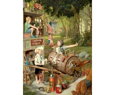 Eurographics „The Barnstormers“ 1000 detalių dėlionė 50x70 cm, perdirbtas popierius