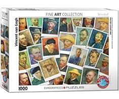 Eurographics Van Gogho asmenukių dėlionė 1000 detalių – premium, ekologiška (13+)