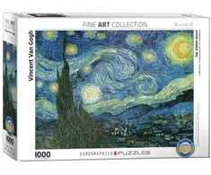 Eurographics Dėlionė 1000 vnt. - Vincentas van Gogas: Žvaigždėta naktis