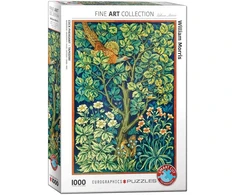 Eurographics William Morris „Fazano patinas“ 1000 detalių meno dėlionė su „Smart Cut“ technologija