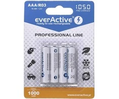 EverActive Pro AAA įkraunamos baterijos 1050mAh, 4 vnt. R3 Ni-MH