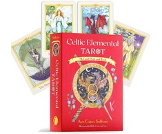 Findhorn Press Celtic Elemental Tarot kortos – magiška Gralio išminties kaladė