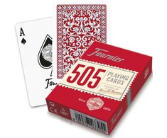 Fournier 505 pokerio kortos (Raudona)