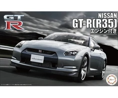 Fujimi Nissan GT-R R35 su varikliu, 1/24 plastikinis modelis