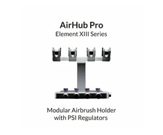 Gaahleri AirHub Pro aerografų stovas 4 vnt., aliuminis, slėgio valdymas