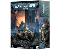 Games Workshop Leman Russ mūšio tankas – Warhammer 40,000 Astra Militarum plastikinis rinkinys