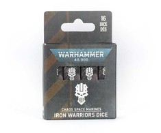 Games Workshop Warhammer 40,000 Iron Warriors kauliukų rinkinys stalo žaidimams (16 vnt.)