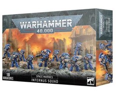 Games Workshop Warhammer 40,000: Space Marines Infernus Squad (10) – plastikinės miniatiūros