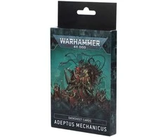 Games Workshop Warhammer 40K Adeptus Mechanicus duomenų kortos (35 vnt., EN)