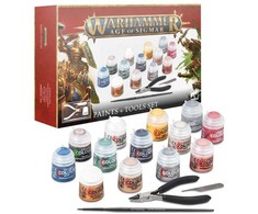 Games Workshop Warhammer Age of Sigmar dažų ir įrankių rinkinys (13 spalvų)