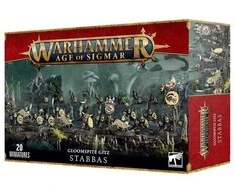Games Workshop Warhammer AoS Gloomspite Gitz Stabbas – 20 miniatiūrų rinkinys