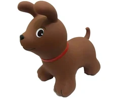 Gerard Toys Rudas šuniuko šokliukas 58 cm vaikams nuo 1 m – su pompa, BPA Free