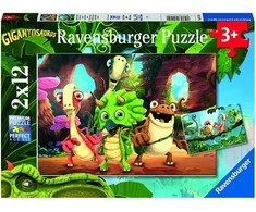Giganotosaurus 2 x 12 Puzzle - RAVENSBURGER dėlionė