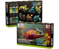 Green Stuff World Žalias Stuff World Žalias Stuff World chameleoniniai akriliniai dažai, rinkinys 2 (6 vnt.)