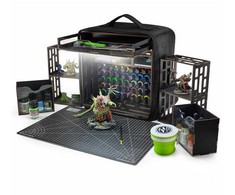 Green Stuff World Žalias Stuff World Žalias Stuff World nešiojama dažymo stotelė su A3 kilimėliu ir LED