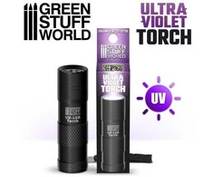 Green Stuff World Žalias Stuff World Žalias Stuff World UV žibintuvėlis 385–400 nm, 12 LED, aliuminis