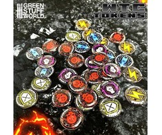 Green Stuff World Žalias Stuff World Žalias Stuff World WTC žetonų rinkinys Warhammer 40k 10 leid., 35 vnt.