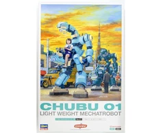 Hasegawa CHUBU 01 žalias mecha robotas, plastikinis modelis 1/35