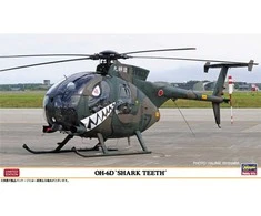Hasegawa Hughes 500 OH-6D „Shark Teeth“ riboto leidimo 1/48 rinkinys