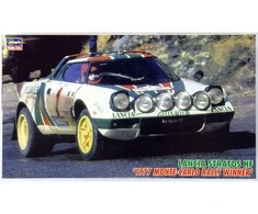 Hasegawa Lancia Stratos HF 1977 Monte Carlo ralio nugalėtojas 1/24 modelis