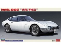 Hasegawa Toyota 2000GT Wire Wheel 1/24 plastikinis modelis