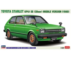 Hasegawa Toyota Starlet KP61 SE 1980 1/24 plastikinis modelis
