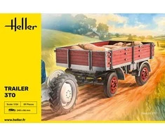 Heller 3 tonų priekaba 1/24 plastikinis surinkimo rinkinys (81410)