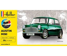 Heller Austin Mini 1/43 plastikinis modelio rinkinis dovanai