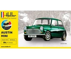 Heller Austin Mini 1/43 plastikinis modelio rinkinis dovanai