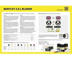 Heller Bentley 4.5L Blower modelio dovanų rinkinys su dažais 1:24