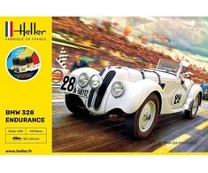 Heller BMW 328 Endurance plastikinis modelis 1/24 dovanų rinkinys