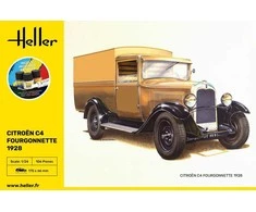 Heller Citroen C4 Fourgonnette 1928 1/24 plastikinis dovanų rinkinys