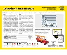 Heller Citroen C4 gaisrinė 1/24 plastikinis surinkimo rinkinys