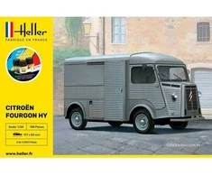 Heller Citroën HY Fourgon 1/24 plastikinis dovanų rinkinys su dažais