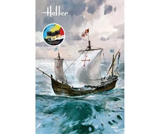 Heller Karavelės Pinta surenkamo laivo modelio dovanų rinkinys su dažais 1:75
