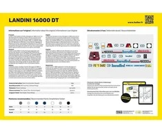 Heller Landini 16000 DT traktoriaus surinkimo rinkinys 1/24