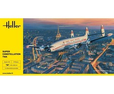 Heller Lockheed Super Constellation TWA 1/72 surenkamas plastikinis modelis