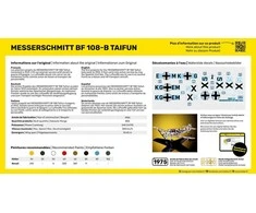 Heller Messerschmitt Bf 108 Taifun rinkinys su dažais 1/72