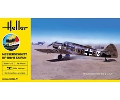 Heller Messerschmitt Bf 108 Taifun rinkinys su dažais 1/72
