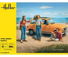 Heller miesto žmonės 1970-ieji, plastikinis rinkinys 1/24